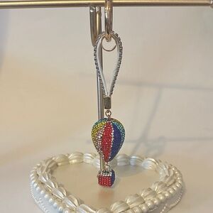 Colorful Hot Air Balloon Keychain